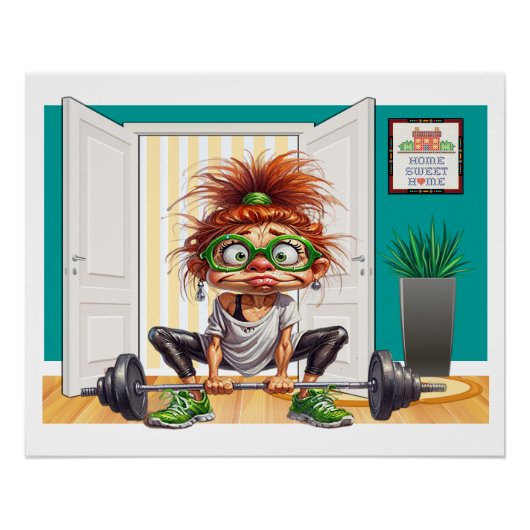 ワークアウト – エクササイズ ポスター (正面)