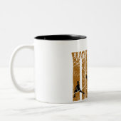 ワークアウト |ジム最高の好きのための贈り物 ツートーンマグカップ (左)