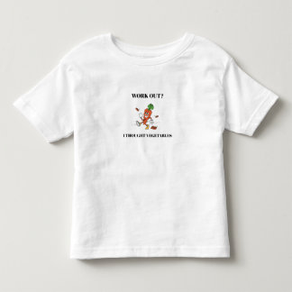 ワークアウト?野菜を食べることだと思ってた トドラーTシャツ