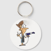 ワークキーチェーンの美容師 キーホルダー (正面)