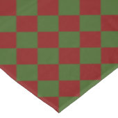 ワーククリスマスパーティー:フェスティバルオフィスレッドグリーンDIY テーブルクロス (アングル)