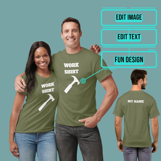 ワークシおもしろいャツ Tシャツ