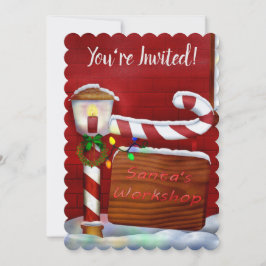 ワークショップのクリスマス・ウィムジー・パーティー 招待状