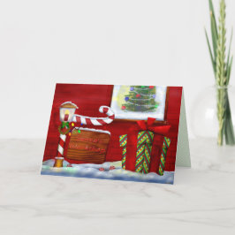 ワークショップのクリスマス・ウィムジー 写真を追加 シーズンカード