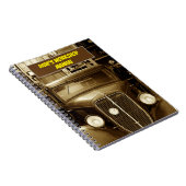 ワークショップのセピア・ヴィンテージ・カー ノートブック (右側)