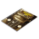 ワークショップのセピア・ヴィンテージ・カー ノートブック (左側)