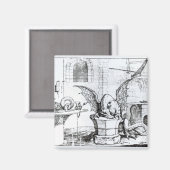 ワークショップのドラゴン マグネット (正面/裏面)