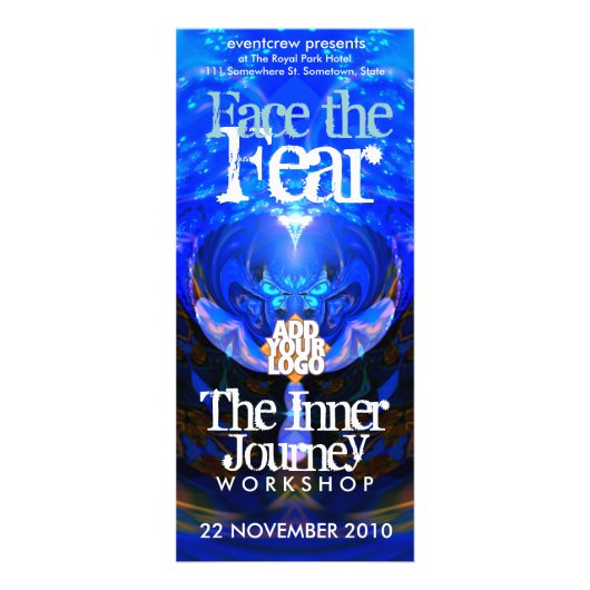 ワークショップまたはイベントラックカード ラックカード (正面)