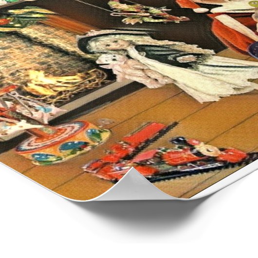 ワークショップアットサンタズハウスピカソアート ポスター (角)