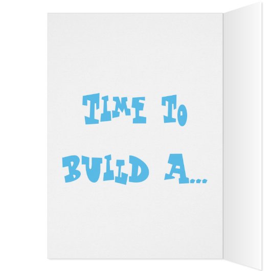 ワークショップカウボーイ誕生日カード (内側 (左))