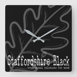 ワークショップクロック スクエア壁時計