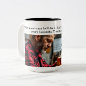 ワークショップコーヒーマグ ツートーンマグカップ (正面左)