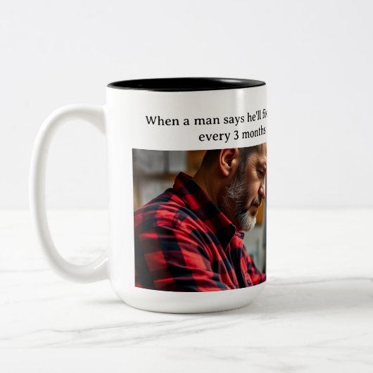 ワークショップコーヒーマグ ツートーンマグカップ (左)