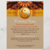 ワークショップパーティーイベントスピリチュアルアートフライヤーテンプレート (正面)