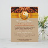 ワークショップパーティーイベントスピリチュアルアートフライヤーテンプレート (スタンド正面)