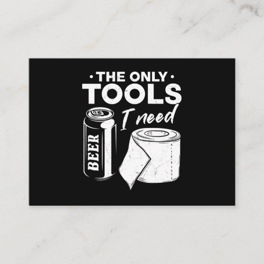 ワークショップビールトイレ紙ツール 名刺 (正面)