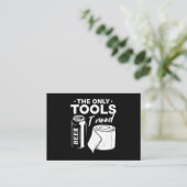 ワークショップビールトイレ紙ツール 名刺 (スタンド正面)