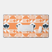 ワークスペースのパーソナライズ：バウハウスカスタムロゴ デスクマット (キーボード&マウス)