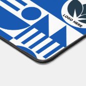 ワークスペースのパーソナライズ：バウハウスカスタムロゴ デスクマット (コーナー)