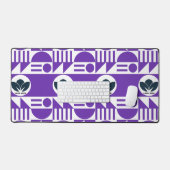 ワークスペースのパーソナライズ：バウハウスカスタムロゴ デスクマット (キーボード&マウス)