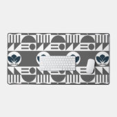 ワークスペースのパーソナライズ：バウハウスカスタムロゴ デスクマット (キーボード&マウス)