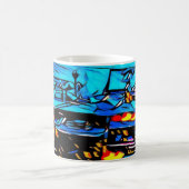 ワークスペースのランチアート コーヒーマグカップ (中央)