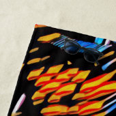 ワークスペースのランチアート ビーチタオル (インサイチュ)