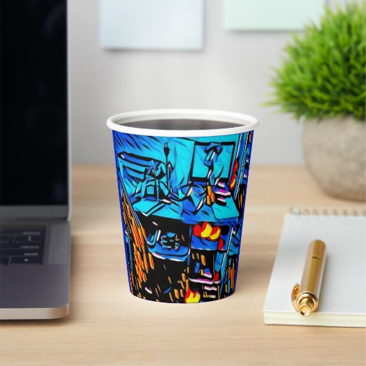 ワークスペースのランチアート 紙コップ (インサイチュ)