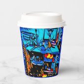 ワークスペースのランチアート 紙コップ (正面)