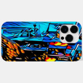 ワークスペースのランチアート Case-Mate iPhoneケース (裏面 (横))