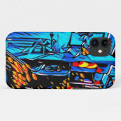 ワークスペースのランチアート Case-Mate iPhoneケース (裏面(横))