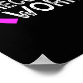 ワークス終了の中毒オーバードーズ認識度 ポスター (角)