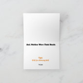 ワークゾーおもしろいン認識度週グリーティングカード カード (内部)