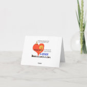 ワークゾーおもしろいン認識度週グリーティングカード カード (裏面)