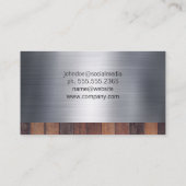 ワークトラック |建築ツール |金属 |木材 名刺 (裏面)