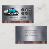 ワークトラック |建築ツール |金属 |木材 名刺 (正面/裏面)