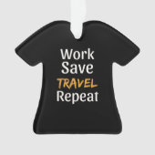 ワークトラベ救ルリピート – クール Broke Traveler オーナメント (正面)