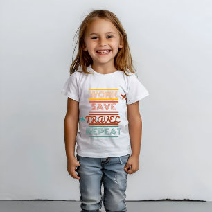 ワークトラベ救ルリピート – 冒険と旅行の恋人 Tシャツ