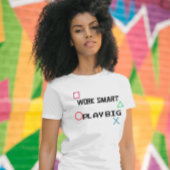 ワークビッ頭が切れる遊ク・レトロ・ゲーム引用文 Tシャツ