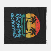 ワークフローの回復 |おもしろいバケーションブランケット フリースブランケット (正面(横))