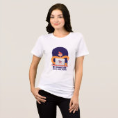 ワークフロー:コーヒー、コード、Officeの忙し繰り返し トライブレンドTシャツ (正面全面)