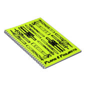 ワークブックのプロジェクトの丸太: 計画及びプロジェクト ノートブック (右側)