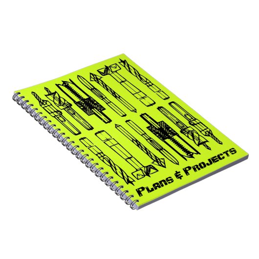 ワークブックのプロジェクトの丸太: 計画及びプロジェクト ノートブック (右側)