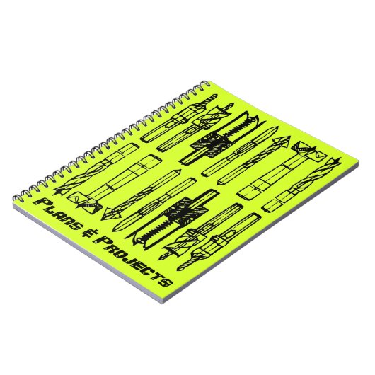 ワークブックのプロジェクトの丸太: 計画及びプロジェクト ノートブック (左側)