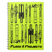 ワークブックのプロジェクトの丸太: 計画及びプロジェクト ノートブック (正面)