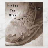 ワークブ擦り切れたート作業起動労働懸命ワイン ワインラベル (シングルラベル)