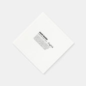 ワークベスティークラシックチル スタンダードカクテルナプキン (角)