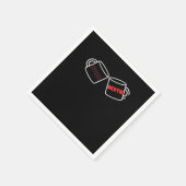 ワークベスティー最高のワールドワークプおもしろいラ スタンダードカクテルナプキン (角)