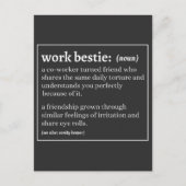 ワークベストフレンドの定義 ポストカード (正面)