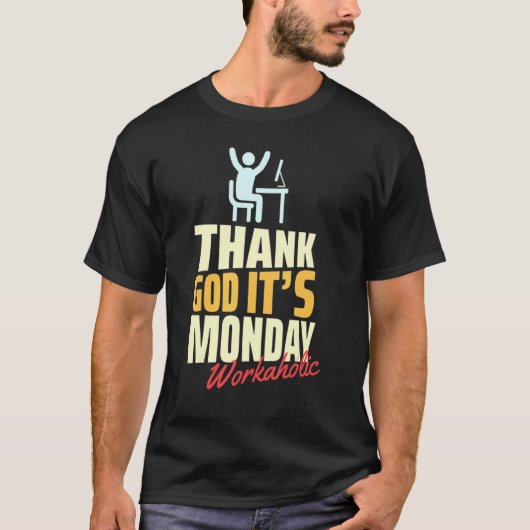 ワークホリック誇りを持ったのTgim Tシャツ (正面)